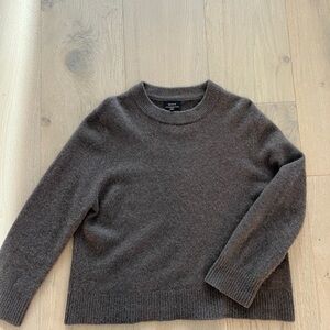 Quince Mongolian cashmere oversized Sweater Size Medium (M) in Brown